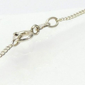 Damen Kette 835er Silber mit Turmalin Anhänger