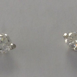 Brilliant Studs 585 14 carat white gold 0,20ct Solitaire