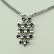Laden Sie das Bild in den Galerie-Viewer, Vintage Damen Collier 835er Silber mit Turmalin
