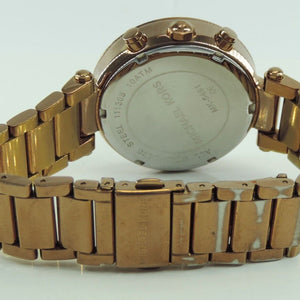 Michael Kors Damenuhr mit Strasssteinen - Chronograph