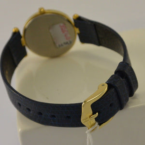 DUGENA - Damenuhr / Quartz / Edelstahl vergoldet & Leder / Cal 4T20