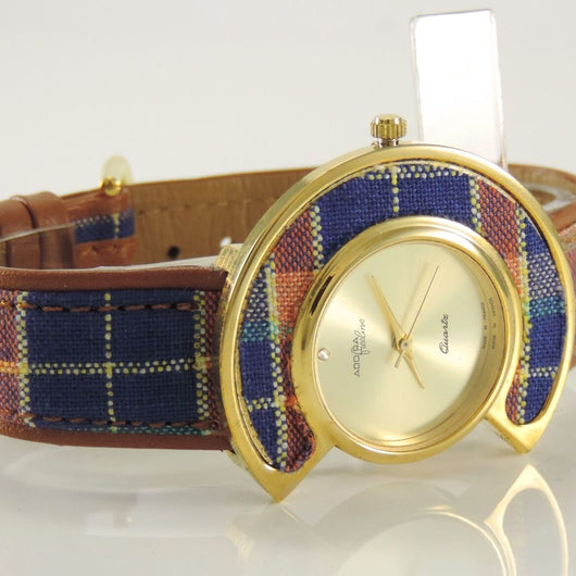 Damenuhr / Quartz / Lederarmband