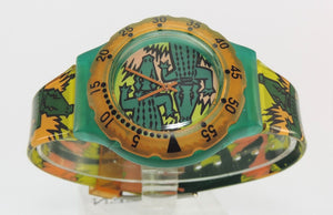 Grundig Limited Edition Kinder Armbanduhr Quartz "Krokodil"-Motiv