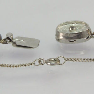 Süßwasserperlencollier 925er silber mit Zirkonia