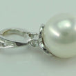 Laden Sie das Bild in den Galerie-Viewer, Damen Perlenanhänger mit ca. 0.35 ct Brillanten 750er 18 Karat Weißgold-
