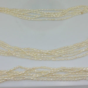 Vintage Damen Perlenkette & Perlenarmband 62cm 2,6 mm Durchmesser