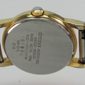 Citizen Quartz Damen Armbanduhr vergoldet
