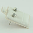 Laden Sie das Bild in den Galerie-Viewer, Ohrstecker mit Diamant ca. 0.20 ct x 2 = 0.40 ct / 585er Weißgold 14 Karat
