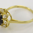 Laden Sie das Bild in den Galerie-Viewer, Vintage Damenring mit Turmalin &amp; Zirkonia / 333er 8 Karat Gold 59 18,8 mm Ø *
