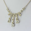 Laden Sie das Bild in den Galerie-Viewer, Vintage Collier mit Zirkonia / 835er Silber / ca. 50,0 cm
