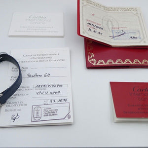 Cartier Panthera Quartz Herrenuhr Stahl & Gold 18 Karat Ref. 187957-