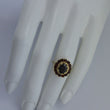 Laden Sie das Bild in den Galerie-Viewer, Vintage Damenring mit Granat / 333er 8 Karat Gelbgold 55 17,5 mm Ø *
