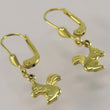 Laden Sie das Bild in den Galerie-Viewer, Vintage Kinder Ohrringe mit Eichhörnchen Motiv/ 333er - 8 Karat Gelbgold
