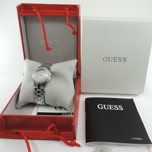 Guess Damenuhr mit Strasssteinen Quarz Ref: 1995273L1