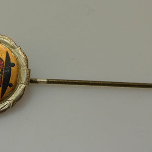 Anstecknadel - "Reichsbund" / Emaille & vergoldet / H. Schmidt - Lüdenscheid