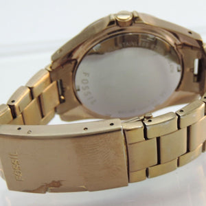 Fossil Damenuhr mit Strasssteine Quarz / Ref-ES-2811251108