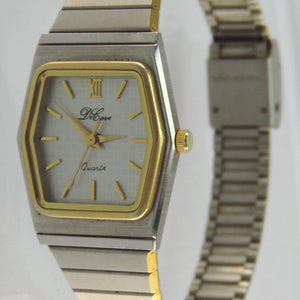DeLove Quartz Damen Armbanduhr bicolor