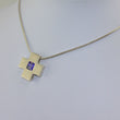 Laden Sie das Bild in den Galerie-Viewer, Kette - mit &quot;Kreuz &amp; Amethyst“ / 925 Silber
