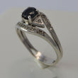 Laden Sie das Bild in den Galerie-Viewer, Damen Ring Onyx mit Zirkonia / 925 Silber
