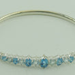 Laden Sie das Bild in den Galerie-Viewer, Vintage Damen Armband Silber 925er mit Topas
