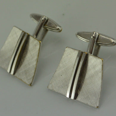 Manschettenknöpfe - Edelstahl / „Trapez-Form“ - ca. 23,5 mm x 17,5 mm