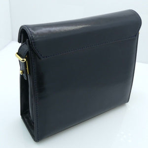 Vintage Peter Kaiser Design Leder Damen Handtasche Leder Schwarz Made in Germany