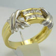 Laden Sie das Bild in den Galerie-Viewer, Vintage Damenring mit Zirkonia / 750er 18 Karat Gold - 55 17,5 mm Ø *
