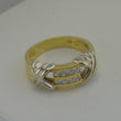 Laden Sie das Bild in den Galerie-Viewer, Vintage Damenring mit Zirkonia / 750er 18 Karat Gold - 55 17,5 mm Ø *
