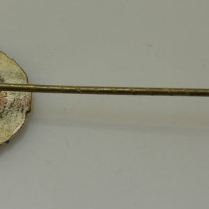 Anstecknadel - "Reichsbund" / Emaille & vergoldet / H. Schmidt - Lüdenscheid