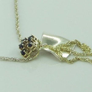 Damen Collier 925er Silber mit Turmalin