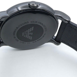 Emporio Armani Uhr Herrenuhr Quarz Datum schwarz AR1732