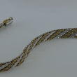 Laden Sie das Bild in den Galerie-Viewer, Two-Color Silber Vergoldetes Damen Armband - 835 Silber

