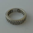 Laden Sie das Bild in den Galerie-Viewer, Bi-Color Memory-Ring - mit Zirkonia / 925er Silber
