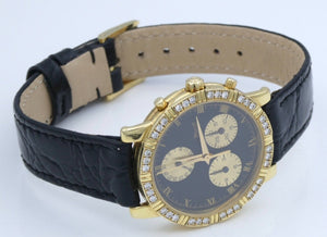 Piaget Haute Complication Chronograph Quartz 750er 18 Karat Diamond Damenuhr