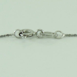 Vintage Damen 925er Silber Kette mit Zirkonia Anhänger