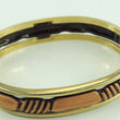 Laden Sie das Bild in den Galerie-Viewer, Vintage Armreif vergoldet / ⌀ ca. 5 cm
