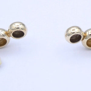 Ohrstecker mit Diamanten 0.50 ct / 585er 14 Karat Gelbgold