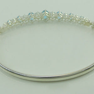 Vintage Damen Armband Silber 925er mit Topas