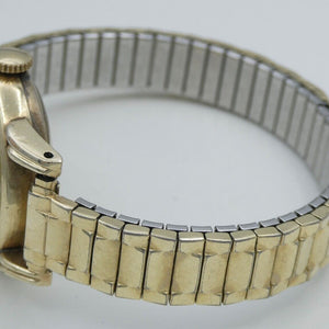 VINTAGE HAMILTON DAMENUHR HANDAUFZUG 10 KARAT VERGOLDET