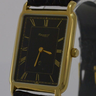 REGENT Osco Herrenuhr / Quartz / vergoldet