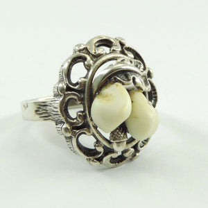 Vintage Trachten Ring 835er Silber 58 18,5 mm Ø