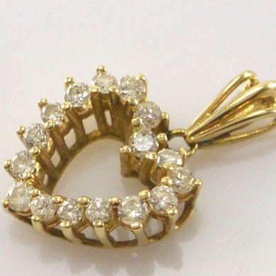 Vintage Anhänger mit ca. 0.80 ct Brillanten / 585er 14 Karat Gold / ohne Kette