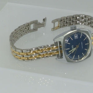 KOHA - Damenuhr mit Datum / Automatik / Armband: Edelstahl - vergoldet