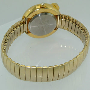 JAPONA C-004 - Damenuhr mit Zirkonia / Quarz / vergoldet