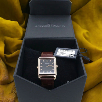 Jacques Lemans G-206 Reverse Wendeuhr Dual Timer